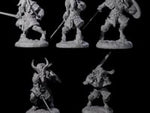 Five Brave Satyr Fighters