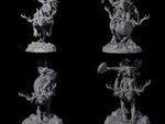 Four Attacking Goblin on Jackalopes
