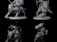 Four Storming Leonin Cavalry