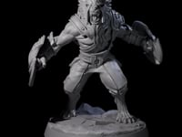 Muscular Leonin Warrior B