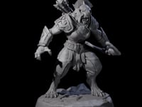 Muscular Leonin Warrior F