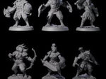 Six Muscular Leonin Warriors
