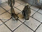 Wolves Howling Pouncing Pair Multicolour Table Ready Miniatures
