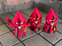 Plotting Cultist Set of Three Multicolour Table Ready Miniature