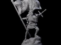 Triumphant Human Standard Bearer