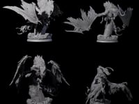 Four Vindictive Garuda Celestials