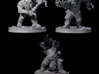 Three Ingenious Orc Artificers