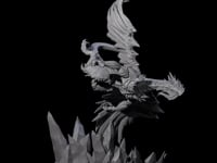 Ferocious White Dragon