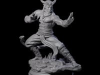 Fierce Tiefling Monk