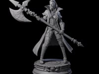 Fierce Half Orc Warrior