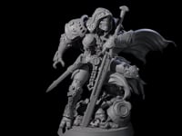 Crouching Warforged Paladin