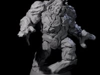 Molten Fire Elemental Vulcanite A