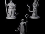 Robed Tiefling Monks