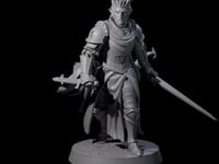 Valiant Tiefling Knight A
