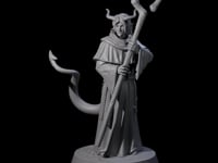 Robed Tiefling Monk B