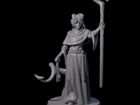 Robed Tiefling Monk C