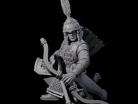 Kneeling Human Archer A