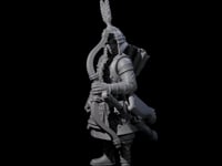Kneeling Human Archer H