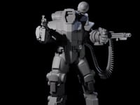 Weird War Mech Suited German Exo-Trooper C