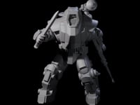 Weird War Mech Suited German Exo-Trooper D