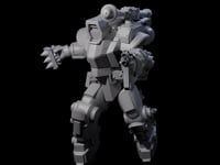 Weird War Mech Suited German Exo-Trooper E