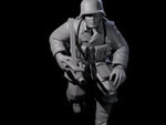 World War 2 Sprinting German Gunner Gunner