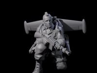 Weird War USA Blind Firing Jetpack Trooper A