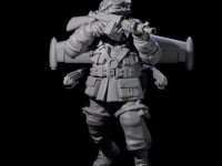 Weird War USA Blind Firing Jetpack Trooper B