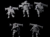 Weird War USA Blind Firing Jetpack Troopers