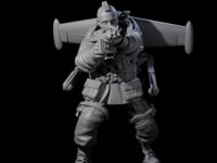 Weird War USA Blind Firing Jetpack Trooper D
