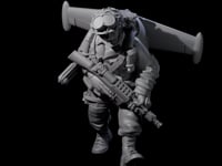 Weird War USA Blind Firing Jetpack Trooper E