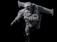 Weird War USA Blind Firing Jetpack Trooper C