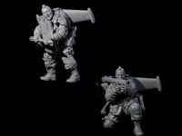 Weird War USA Taking Aim Jetpack Bazooka Team