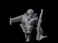 Weird War USA Resting Up Jetpack Machine Gunner B