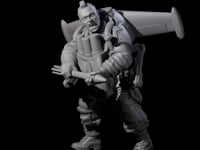 Weird War USA Taking Aim Jetpack Bazooka Member Assistant