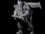 Weird War USA Taking Aim Jetpack Bazooka Member Assistant