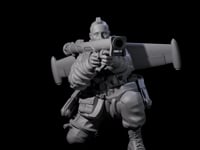 Weird War USA Taking Aim Jetpack Bazooka Teammate Gunner
