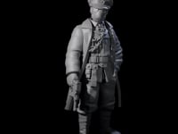 Weird War German Calculating Officer A