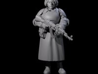 Weird War Soviet AK47 Fighting War Maiden C