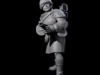 Weird War Soviet Spraying SMG War Maiden A