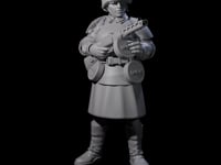 Weird War Soviet Spraying SMG War Maiden B
