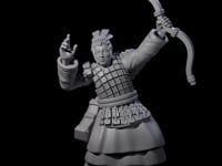 Chinese Dead Eye Terracotta Archer C