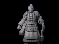 Chinese Dead Eye Terracotta Archer E