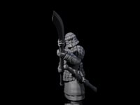 Chinese Terracotta Reaching Polearm Warrior A