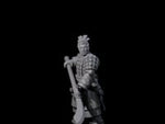 Chinese Terracotta Reaching Polearm Warrior C