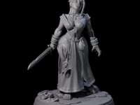 Stitched Up Zombie Necromancer Pinup