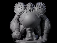 Imposing Iron Golem Guardian