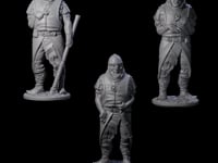 Falling Apart Zombie Soldiers