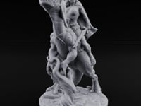 Saddle Steady Human Raptor Rider
