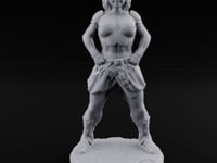 Hands On Hips Human Fighter C